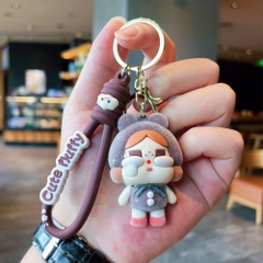 Móc Khóa baby cry màu nâu đậm - Dây móc dài : 10cm - Mô Hình Cao : 6cm - Nặng : 50gram - No Box : bọc túi OPP K76-T3-S1