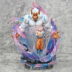 Mô Hình Dragon Ball Songoku vô cực Hoá Khỉ Đột Trắng Có Led - Cao 31cm - Nặng 2100gram - Figure DragonBall - Có Hộp Màu - Full Box -K7-T3-S12