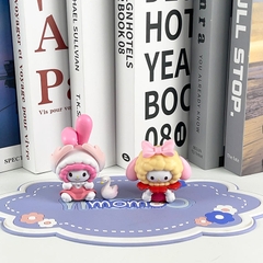 Mô hình kuromi bộ 6 kuromi blind box - cao 8cm - Nặng 300gram - Bọc Túi - Hộp Màu