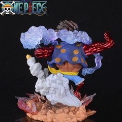 Mô Hình One Piece Luffy gear 4 trạng thái chiến đấu - Cao 13cm - Nặng 350 gram - No box - N4-K4-BL3