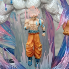 Mô Hình Dragon Ball Songoku vô cực Hoá Khỉ Đột Trắng Có Led - Cao 31cm - Nặng 2100gram - Figure DragonBall - Có Hộp Màu - Full Box -K7-T3-S12
