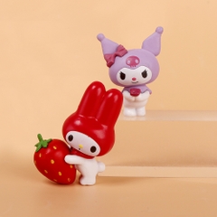 Mô hình kuromi bộ 5 kuromi - cao 5cm - Nặng 300gram - Bọc Túi - No Box N3-K60-T3-S1