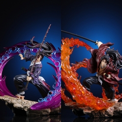 Hàng Loại 1 - Mô Hình Tsugikuni Yoriichi chiến đấu - có led - cao 22cm - Full box - Kimetsu No Yaiba - Có Hộp Màu N1-K37-T3-S6