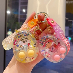 Móc Khóa Bấm shin màu hồng - Dài 7.7cm , Rộng 4.7cm - Nặng 50gram - SKU : moc287b K75-T8-S4