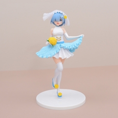 Mô Hình RE:ZERO Rem mặc váy tóc xanh  - Cao 19.5cm - nặng 150Gram - Figure RE:ZERO - Có hộp màu - N1-K32-T2-S2