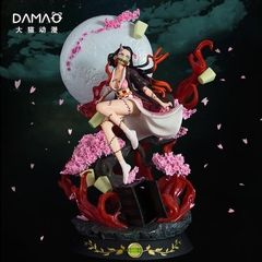 Mô hình đồ chơi - Nezuko ánh trăng - Hiệu ứng base đẹp -  Kimetsu No Yaiba - Có Hộp Màu - N1-K37-T4-S11