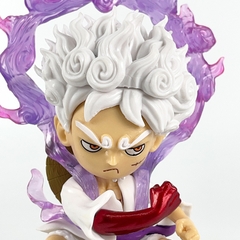 Mô Hình OnePiece luffy gear 5 AI chibi dáng ngồi - cao 17cm - nặng 270gram - Hộp Màu - Figure One Piece - N1-K56-T1-S1