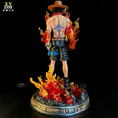 Mô Hình One Piece Ace Hỏa Quyền dáng đứng , có 2 đầu thay thế cao 42cm - Figure One Piece , có hộp màu - N1-K46-T5-S3
