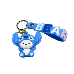 Móc Khóa gấu trắng cosplay - Dây móc dài : 10cm - Mô Hình Cao : 6cm - Nặng : 50gram - No Box : bọc túi OPP - SKU: moc261 - (Vat: MK001)