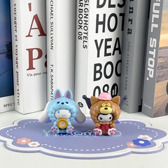 Mô hình kuromi bộ 6 kuromi blind box - cao 8cm - Nặng 300gram - Bọc Túi - Hộp Màu