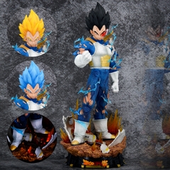 Mô Hình Dragon Ball Vegeta Siêu phẩm 3 đầu thay thế bản có đế cao 53cm , figure DragonBall , có hộp màu N2