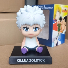 Mô Hình Hunter x Hunter Zoldyck lắc đầu - cao 13cm - ngang 9cm - dọc 7cm - nặng 200gram + Có BOX - K73-T2-S5
