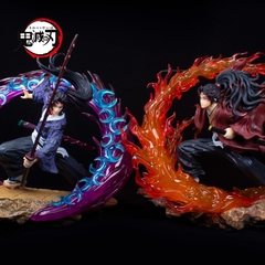 Hàng Loại 1 - Mô Hình Tsugikuni Yoriichi chiến đấu - có led - cao 22cm - Full box - Kimetsu No Yaiba - Có Hộp Màu N1-K37-T3-S6