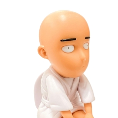 Mô Hình One Punch Man Saitama thánh phồng tôm kute cao 15cm - Figure OnePunchMan