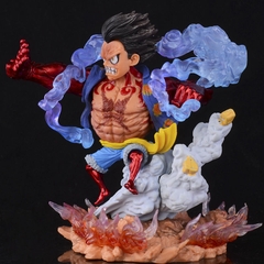 Mô Hình One Piece Luffy gear 4 trạng thái chiến đấu - Cao 13cm - Nặng 350 gram - No box - N4-K4-BL3