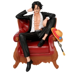 Mô Hình OnePiece Portgas D. ACE Ngồi Ghế - Cao 14cm - ngang 10cm - nặng 360gram , Figure OnePiece - có hộp màu - N4-K14