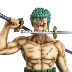 Mô Hình Đồ Chơi - Mô Hình Zoro Cao 36cm + 2 đầu thay thế - OnePiece - Hộp Carton - N4-K14