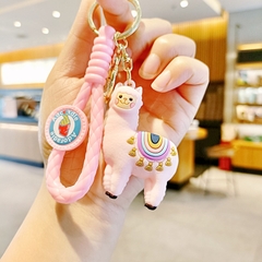 móc khóa cừu hồng - Dây móc dài : 10cm - Mô Hình Cao : 6cm - Nặng : 50gram - No Box : bọc túi OPP - N3-K15-T4-S3