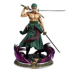 Mô Hình Đồ Chơi - Mô Hình Zoro Cao 36cm + 2 đầu thay thế - OnePiece - Hộp Carton - N4-K14