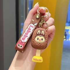 Móc Khóa labubu Que Kem Nâu . Dây móc dài : 10cm - Mô Hình Cao : 8cm - Nặng 50gram K77-T7-S8