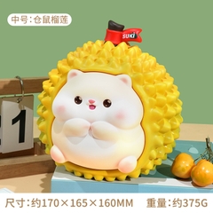 Mô Hình Các Con Vật Cosplay Trái Cây Sầu Riêng Size Nhỡ KT: 28*22*22cm   - SKU : MH-BY0006-2 ( VAT : MH004 )