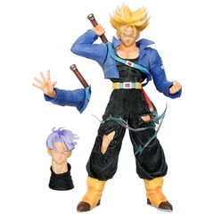 Mô Hình DragonBall Trunks  chiến đấu - Cao 43cm - nặng 3kg2 - Phụ kiện : 1 tay thay thế + 1 đầu thay thế + 1 đế đỡ đầu - Figure DragonBall - Hộp Carton - N1-K37-T4-S1