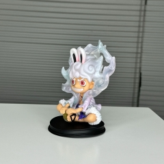 Mô Hình OnePiece luffy gear 5 thỏ dáng ngồi - cao 11cm - nặng 150gram - Figure One Piece - Bọc Túi -  N1-K41-T3-S1
