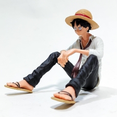 Mô hình OnePiece Luffy ngồi - Cao 10cm - No box - N1-K38-T2-S11
