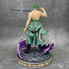 Mô Hình Đồ Chơi - Mô Hình Zoro Cao 36cm + 2 đầu thay thế - OnePiece - Hộp Carton - N4-K14