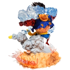 Mô Hình One Piece Luffy gear 4 trạng thái chiến đấu - Cao 13cm - Nặng 350 gram - No box - N4-K4-BL3
