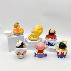 Mô Hình Bộ 6 nhân vật shin bút chì Bản B - Cao 7 - 9.5cm - nặng 300gram - Figure Cậu Bé Bút Chì - bọc túi OPP - Hộp Màu - Hm9 - N3-K34_T1-S1