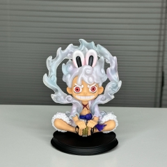Mô Hình OnePiece luffy gear 5 thỏ dáng ngồi - cao 11cm - nặng 150gram - Figure One Piece - Bọc Túi -  N1-K41-T3-S1