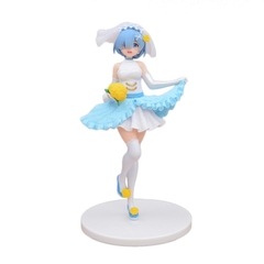 Mô Hình RE:ZERO Rem mặc váy tóc xanh  - Cao 19.5cm - nặng 150Gram - Figure RE:ZERO - Có hộp màu - N1-K32-T2-S2
