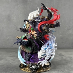 Mô Hình OnePiece Zoro Asura trạng thái chiến đấu có quỷ + đầu thay thế cao 21cm - nặng 1200gram - Figure OnePiece - no box N1-K54-T5-S2 (N5)
