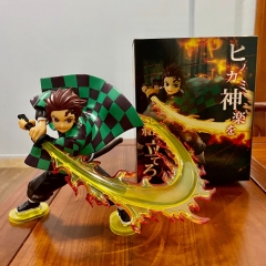 Mô hình đồ chơi - Kamado Tanjirou chiến đấu - Hiệu ứng kiếm đẹp -  Kimetsu No Yaiba - Có Hộp Đẹp - N4-K9-BL3-N1-K6-T3-S1