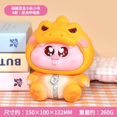 Mô Hình Các Con Vật Cosplay Khủng Long size nhỏ KT 10.5*9.8*14 cm - SKU : MH-BY0011-1 - ( VAT : MH003 )