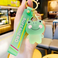 móc khóa ếch - Dây móc dài : 10cm - Mô Hình Cao : 5cm - Nặng : 50gram - No Box : bọc túi OPP N3-T3
