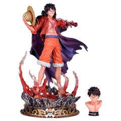 Hàng loại 1 - Mô Hình OnePiece Luffy nika gear 2 dáng đứng siêu ngầu 2 đầu thay thế có led usb ( ko có dây sạc ) cao 40cm nặng 2500g , Figure OnePiece - có vỏ hộp màu - N3-T5
