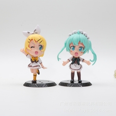 Mô Hình Hatsune Miku bộ 6 mô hình miku Bản D - Cao 10-12cm - nặng 370gram - Figure Miku - Bọc Túi - No Box - N3-K35-T2-S3