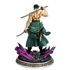 Mô Hình Đồ Chơi - Mô Hình Zoro Cao 36cm + 2 đầu thay thế - OnePiece - Hộp Carton - N4-K14
