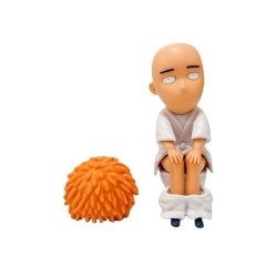 Mô Hình One Punch Man Saitama thánh phồng tôm kute cao 15cm - Figure OnePunchMan N1-K39-T4-S1
