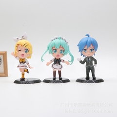Mô Hình Hatsune Miku bộ 6 mô hình miku Bản D - Cao 10-12cm - nặng 370gram - Figure Miku - Bọc Túi - No Box - N3-K35-T2-S3