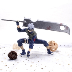 Mô Hình Đồ Chơi - Kakashi cầm đao siêu ngầu - Naruto - No Box - N1-K38-T1-S1