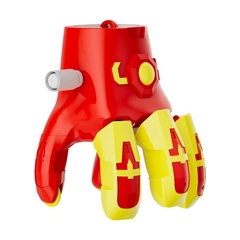 Đồ chơi găng tay vô cực đỏ vàng chạy cót có móc treo - Cao : 6.9cm Nặng : 200gram - Đồ chơi trẻ em - Hộp Màu