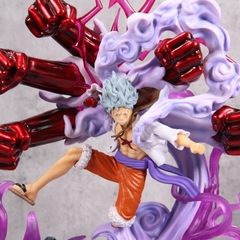 Mô Hình Luffy Gear 5 Nkia trạng thái chiến đấu - Cao 33cm - nặng 1.3Kg - One Piece - Box bìa - N1-K38-T4-S8