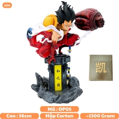 Mô Hình Đồ Chơi - Luffy ngồi cột   Cao 30cm - ONE PIECE - Hộp Carton - N3-T5