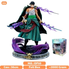 Mô Hình Zoro Đãm Máu siêu ngầu cao 36 cm Full box  - One Piece - Hộp Carton - N4-K14