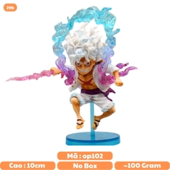 Mô Hình OnePiece Luffy cầm sét WCF Cao Cấp - Cao 10cm - nặng 100gram - Phụ Kiện : 1 sét + 1 đế , Figure OnePiece - no box - N1-K9-T2-S3