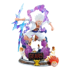 Hàng loại 1 - Siêu Phẩm Mô Hình Luffy Gear 5 chiến đấu - Cao 36cm - Nặng 2,5kg - One Piece - Có Box màu - N3-T5