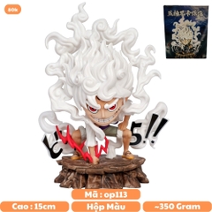 Mô Hình OnePiece Luffy nika gear 5 trạng thái chiến đấu siêu ngầu cao 15.5cm nặng 350g , Figure OnePiece - có vỏ hộp màu - N1-K38-T1-S6